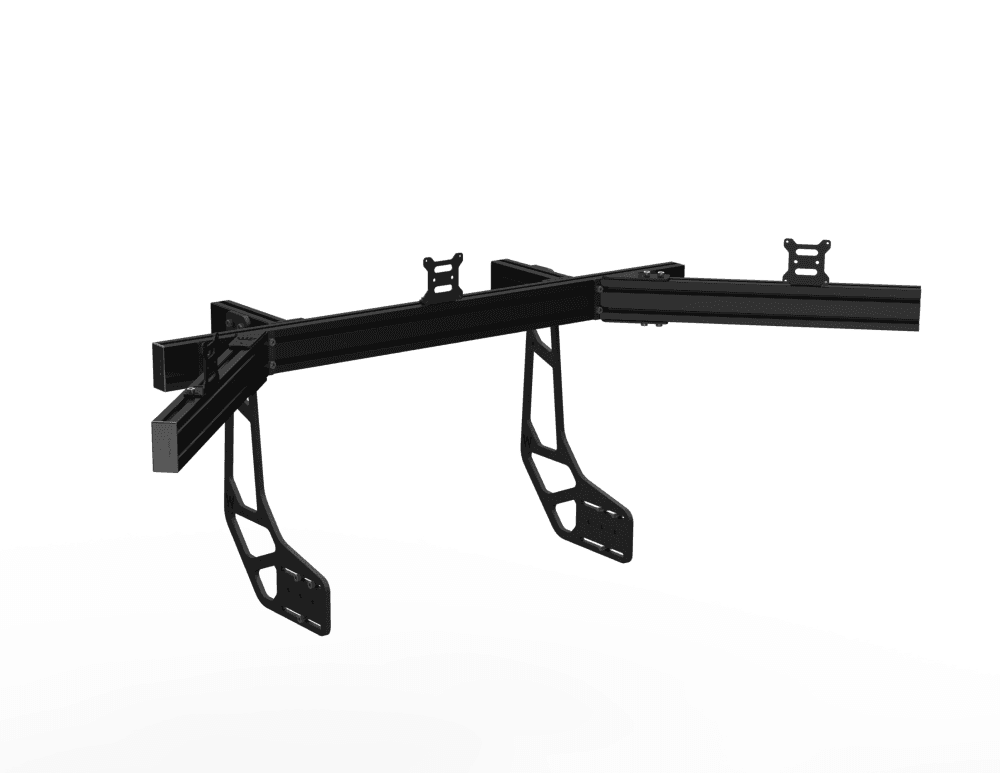 10 mm Integrated Triple Monitor Stand PRO
