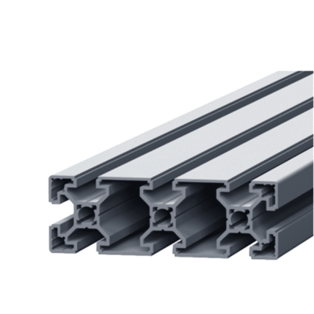 Aluminiumprofil 40×120 Nut 10 - Silber