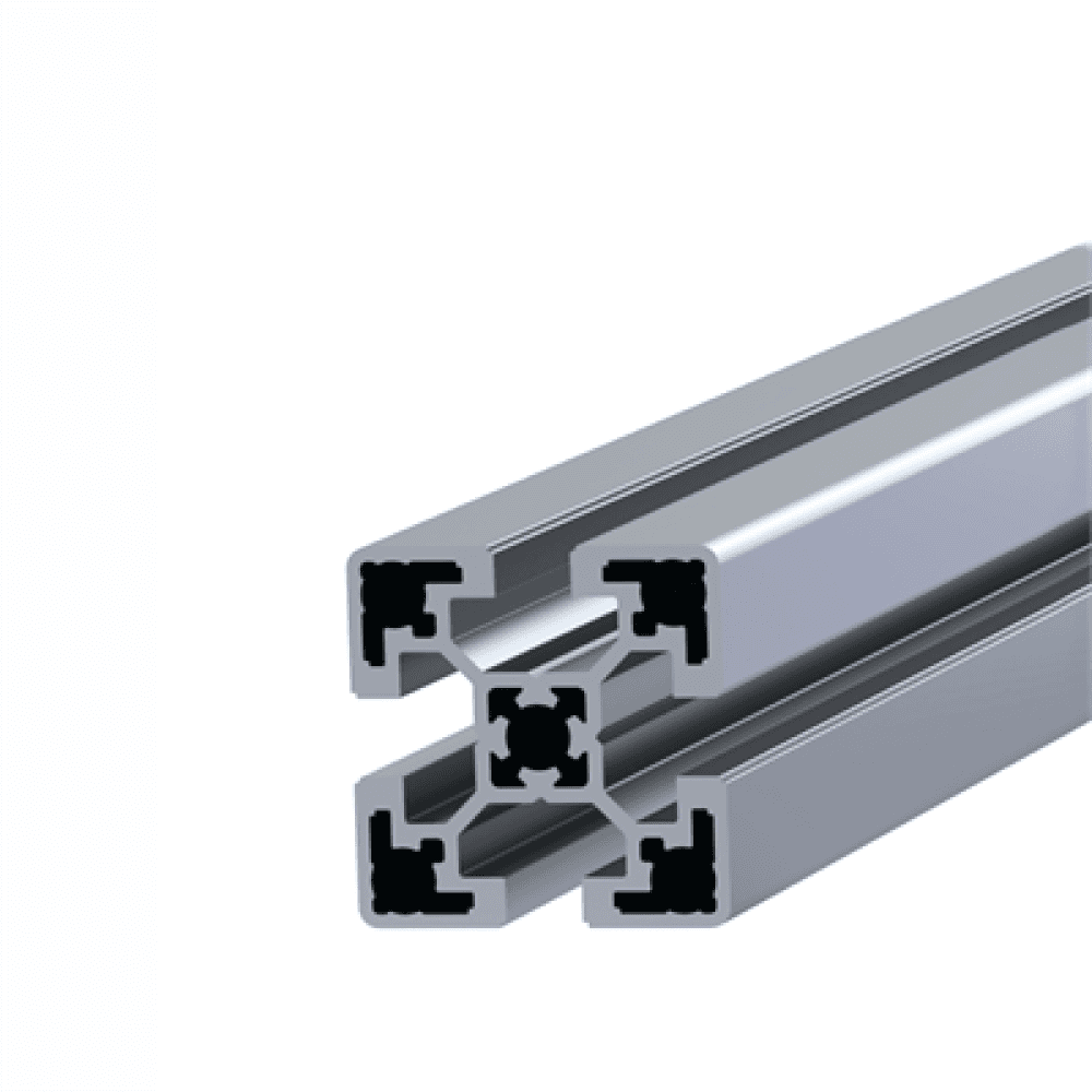 Aluminiumprofil 40×40 Nut 10 - Silber